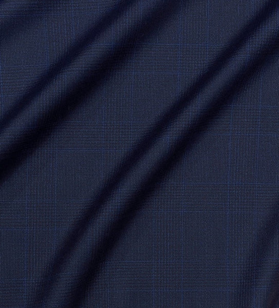 LORO PIANA Pure Cashmere Fabric .Heavy  PURE WOOL NAVY FABRIC 150 cm wide